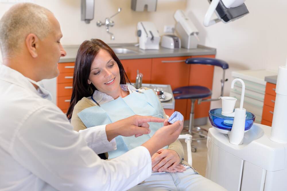 Hoover metal braces patient smile