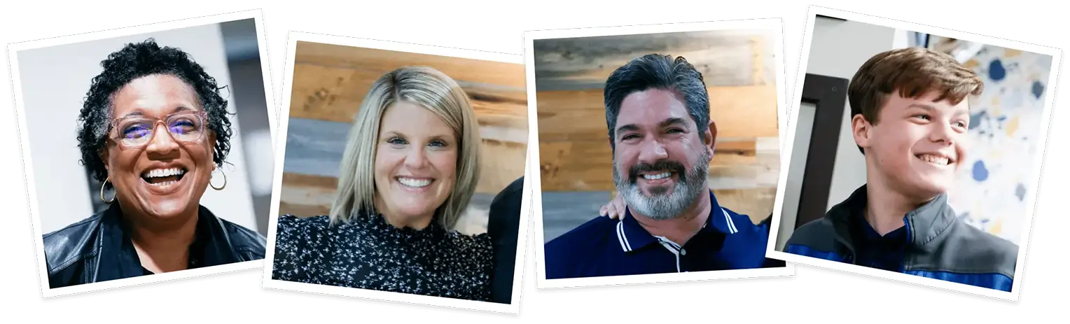 various patients smiling